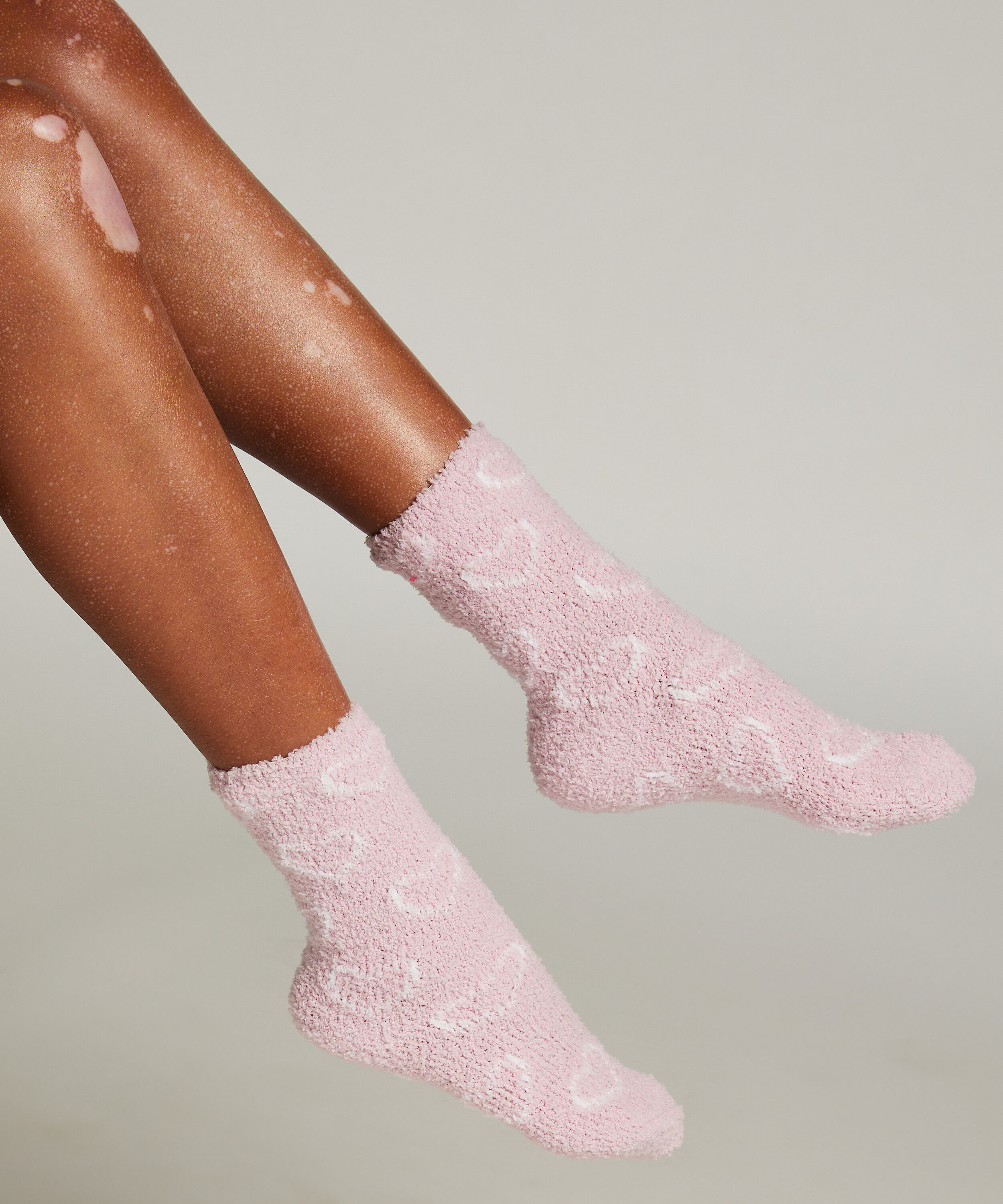 2 paar sokken Cosy, Roze