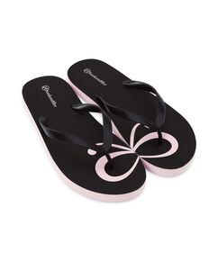 Bow flip flop, Zwart