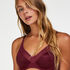 Niet-voorgevormde minimizer beugel bh Nina, Rood