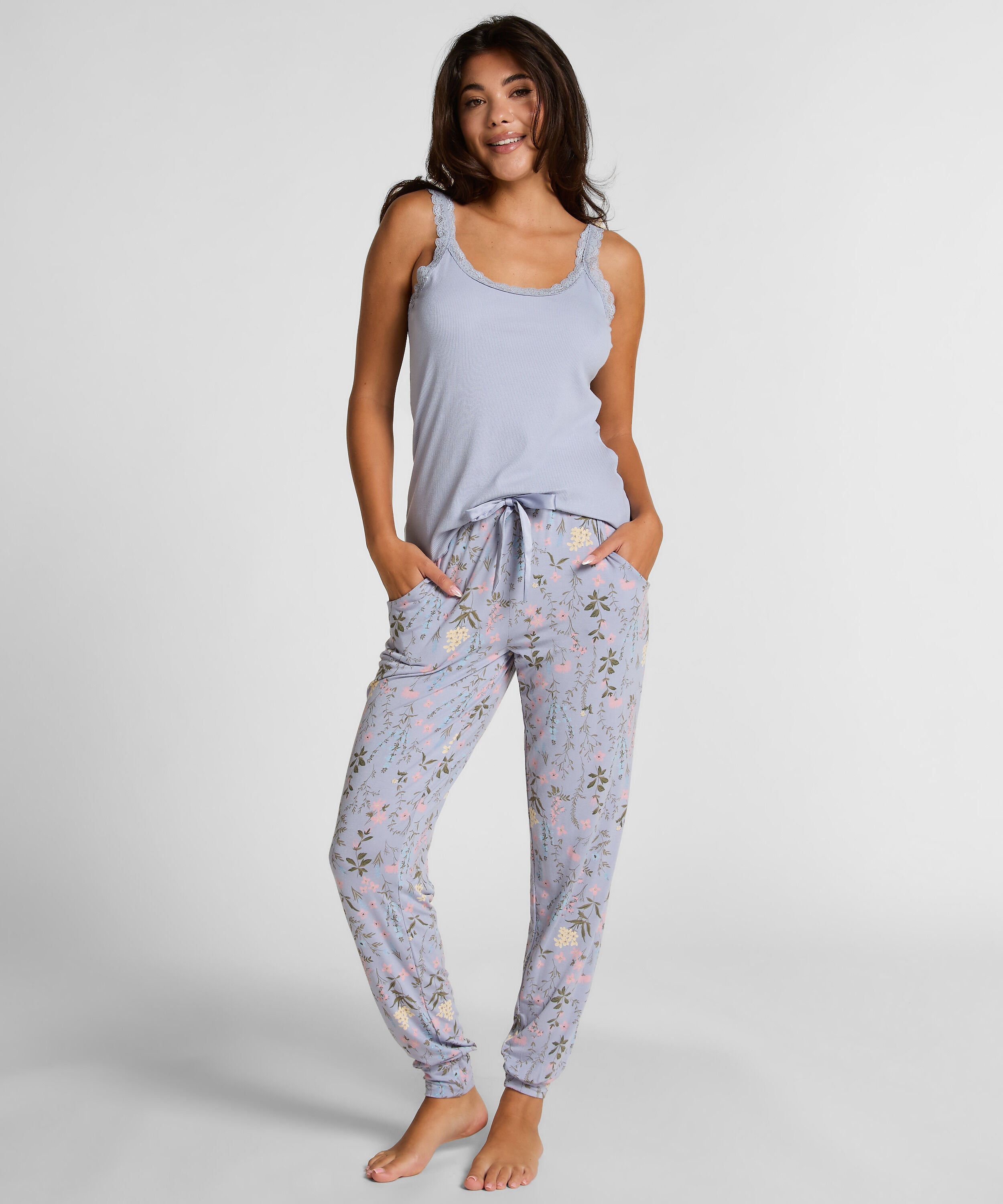 Pyjama broek Jersey, Paars