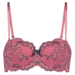 Voorgevormde strapless beugel bh Roberta, Roze