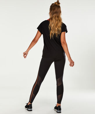 HKMX Sportshirt met korte mouwen, Zwart