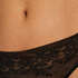 Invisible string Allover Lace, Zwart