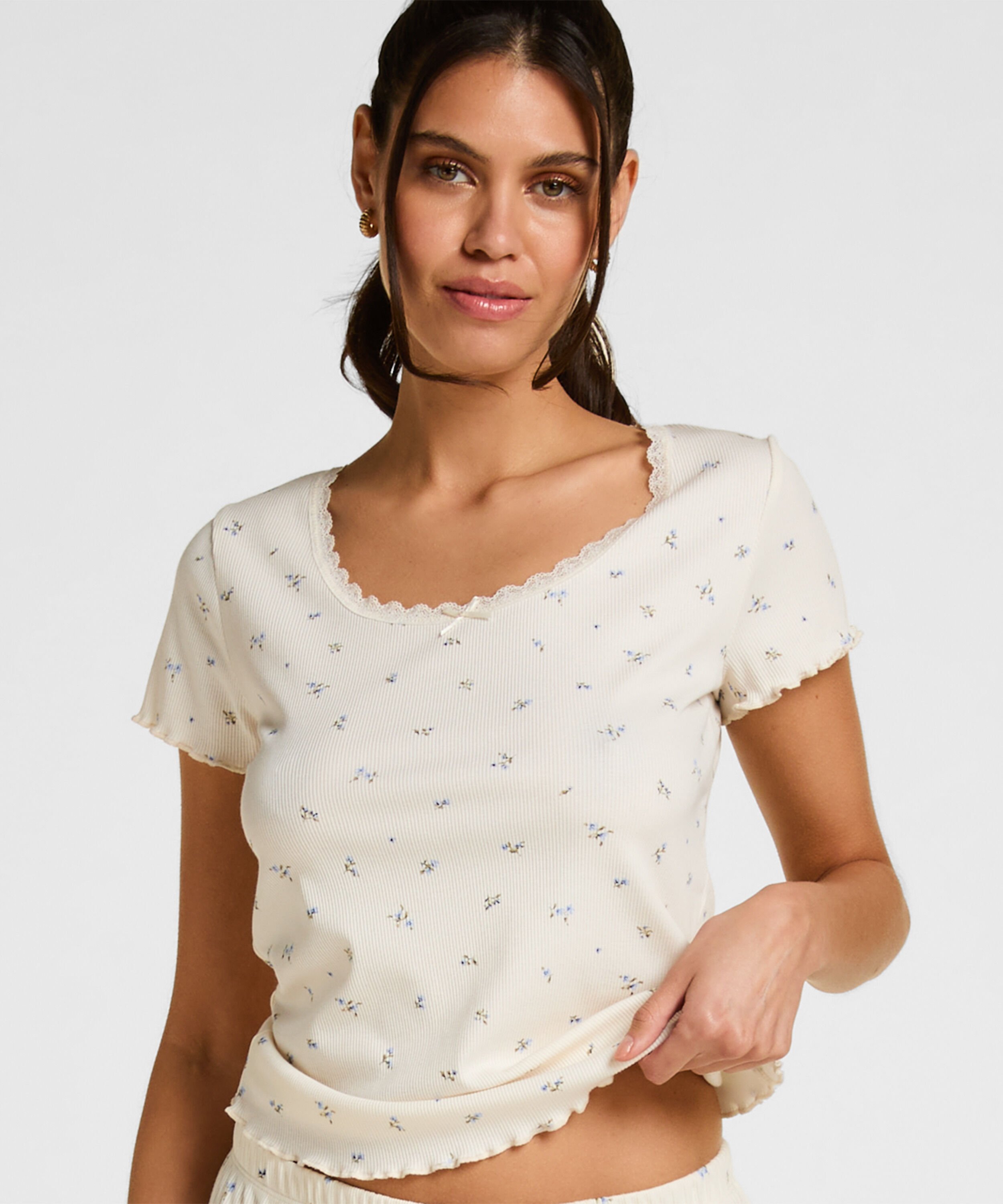 Daisy Pyjamashirt, Wit