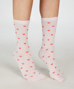 2 paar katoenen sokken, Roze