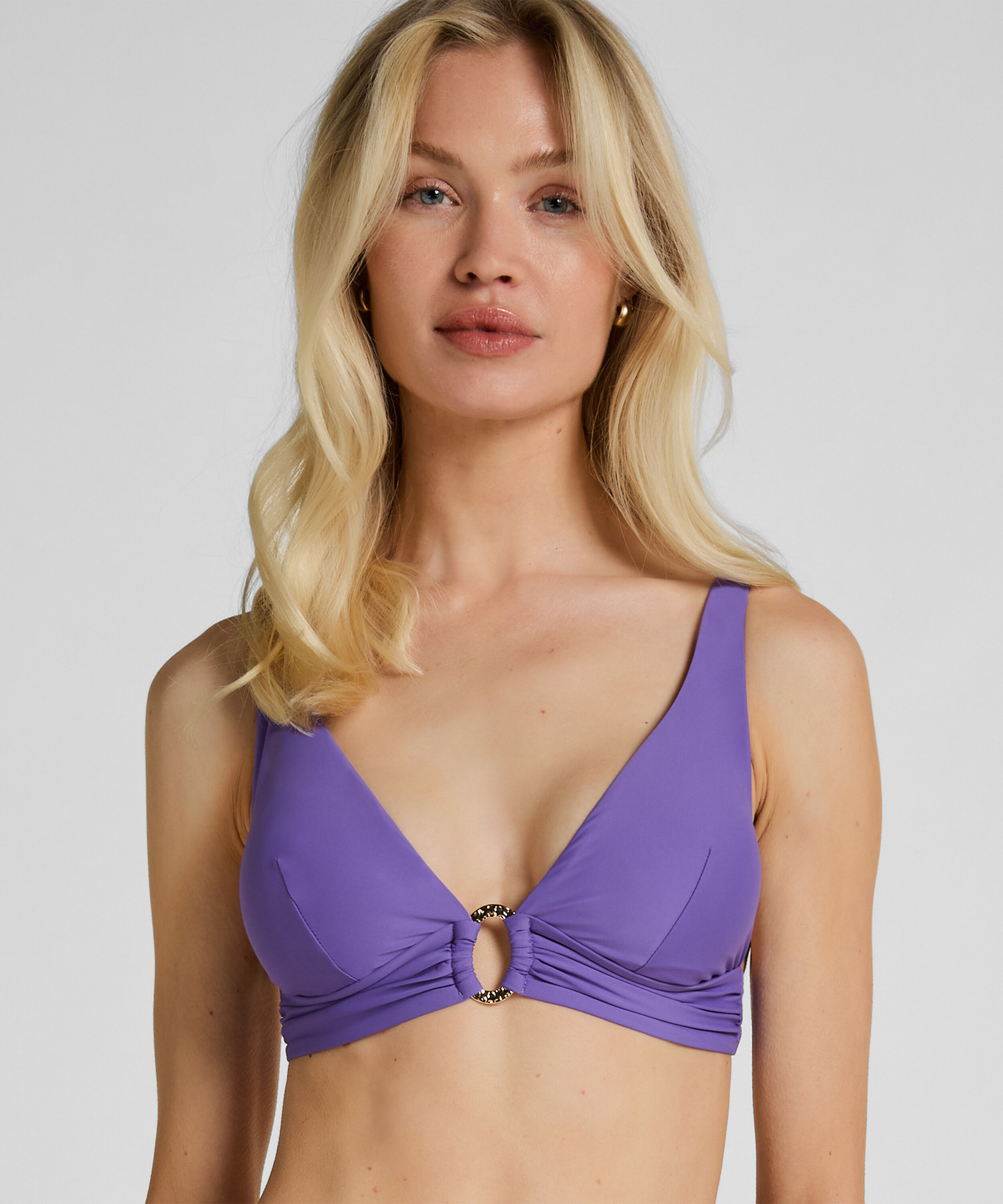 Triangle Bikini Top Luxe, Paars