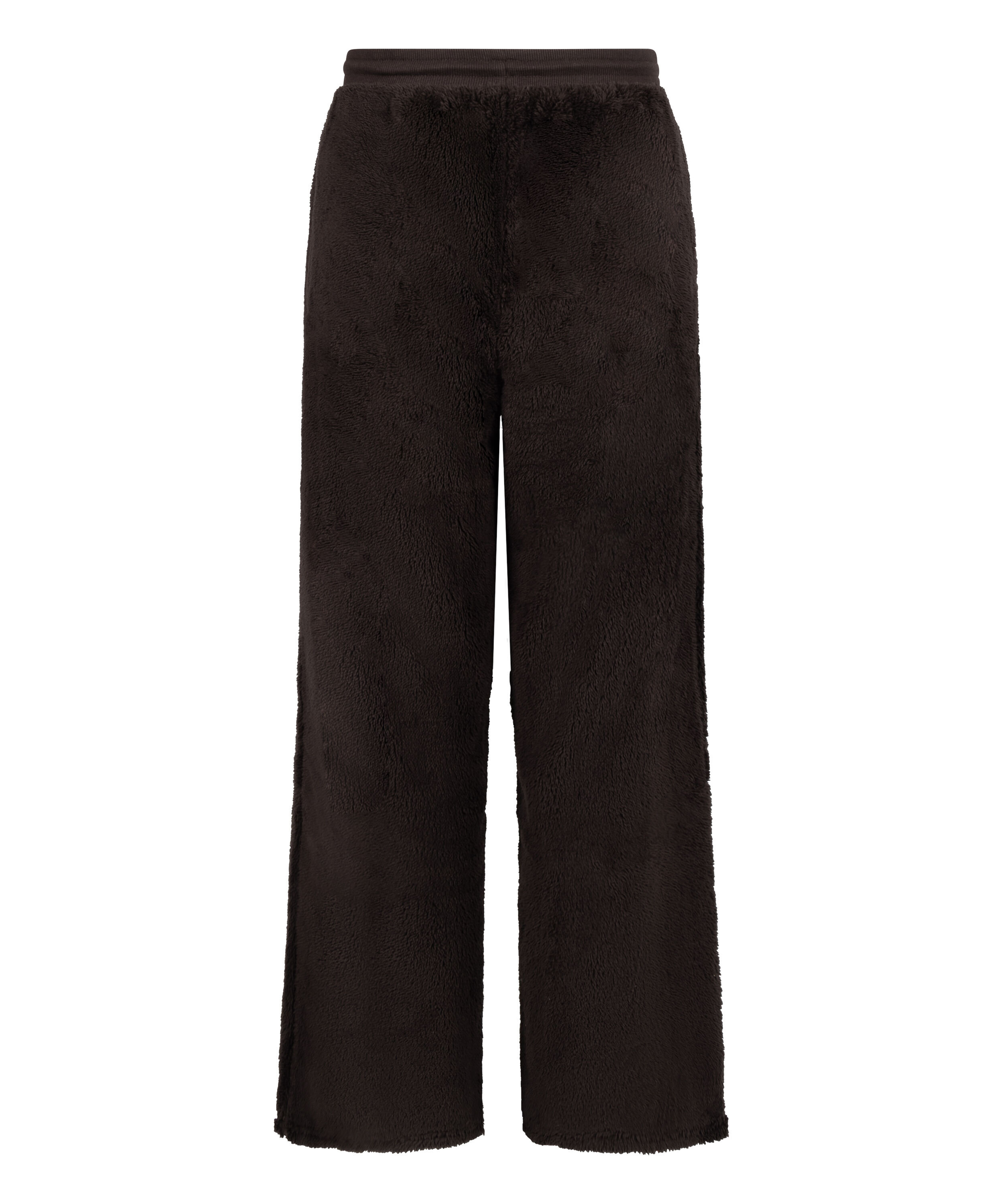 Generisch knuffelige teddy fleece broek - warme pluche huisbroek Y2K baggy slaapbroek dames pyjamabroek winter comfortabele loungewear fleecebroek elastische taille zacht sherpa winterbroek, L