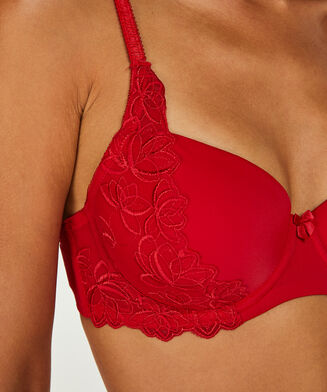 Voorgevormde beugel bh Diva, Rood
