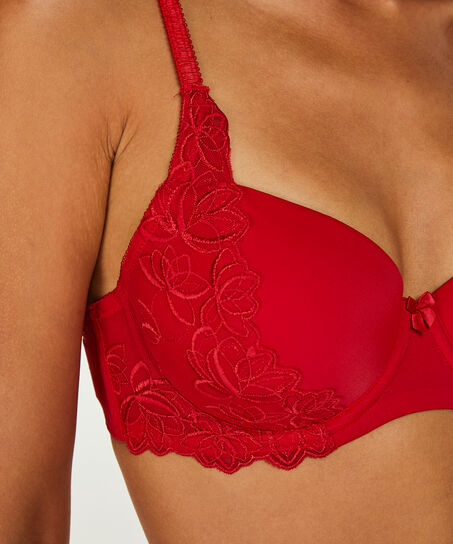 Voorgevormde beugel bh Diva, Rood