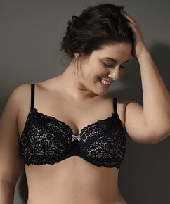Niet-voorgevormde beugel bh Marina, Zwart