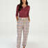 Pyjamabroek Check, Beige