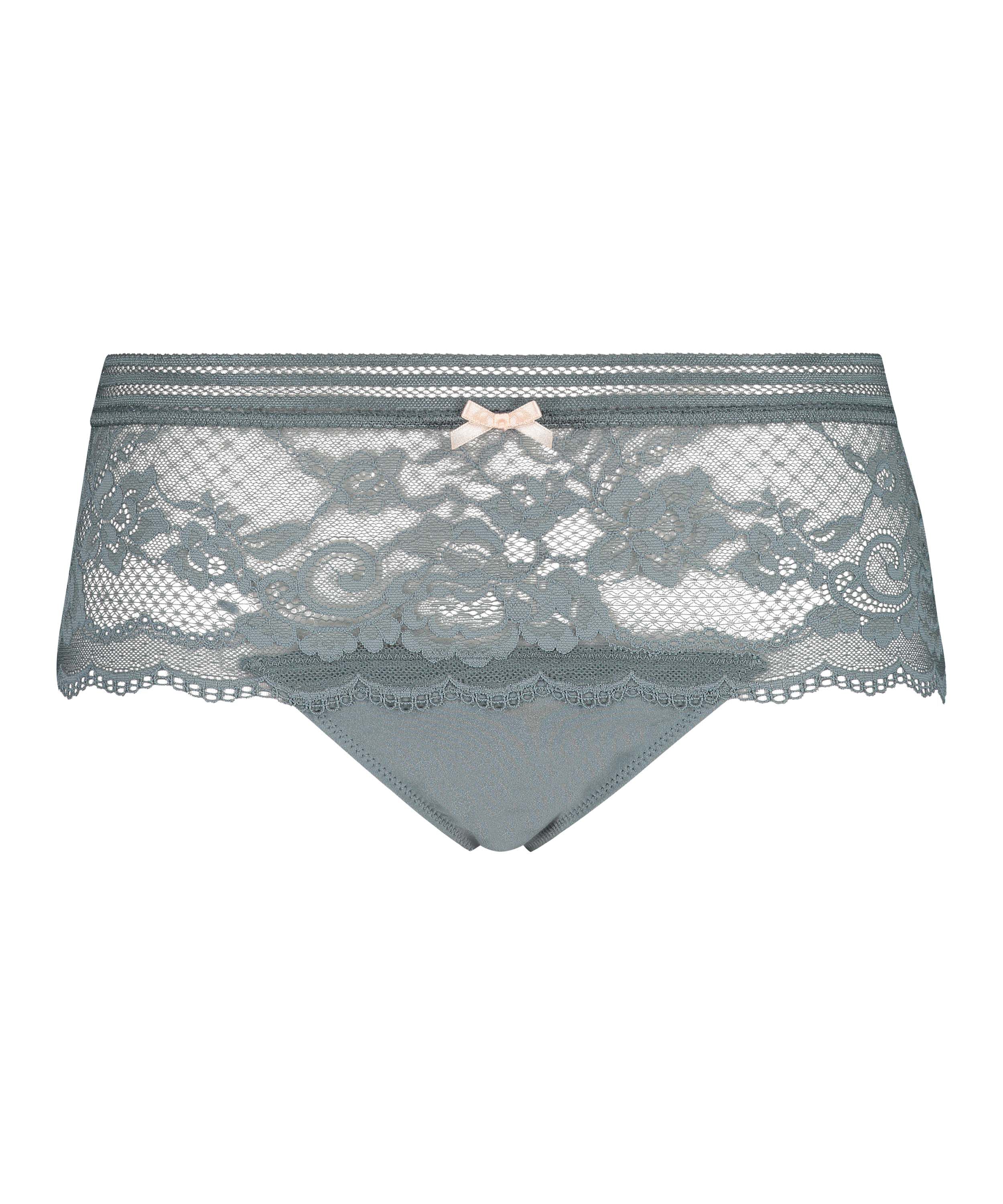 Hoge boxerstring Loredana, Grijs Hoge boxerstring Loredana, Grijs