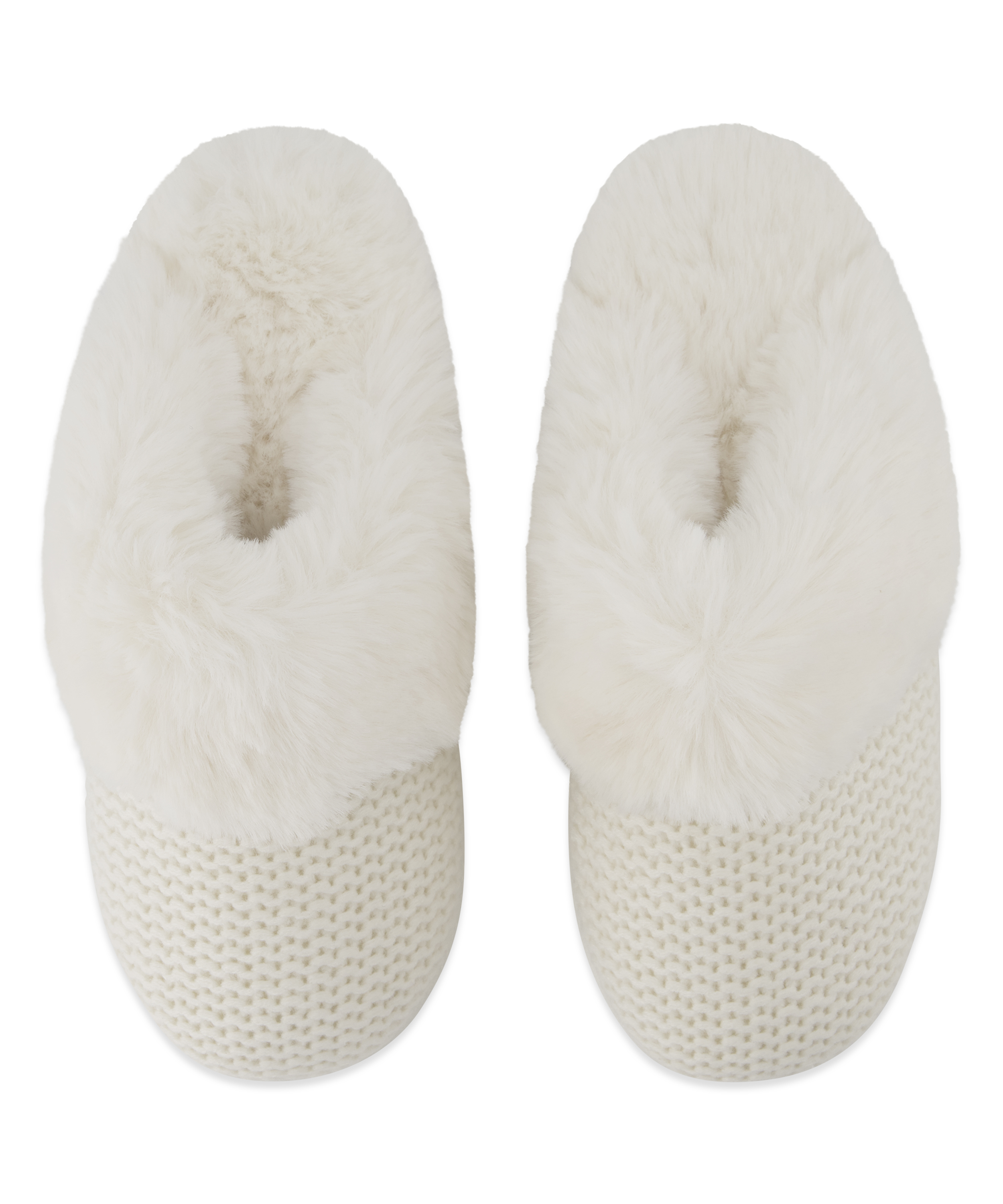 Teddy slippers, Wit, main
