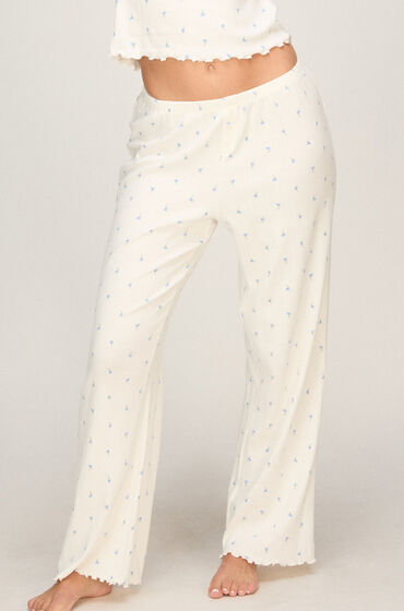 Hunkemöller Broek Loose Pointelle Wit
