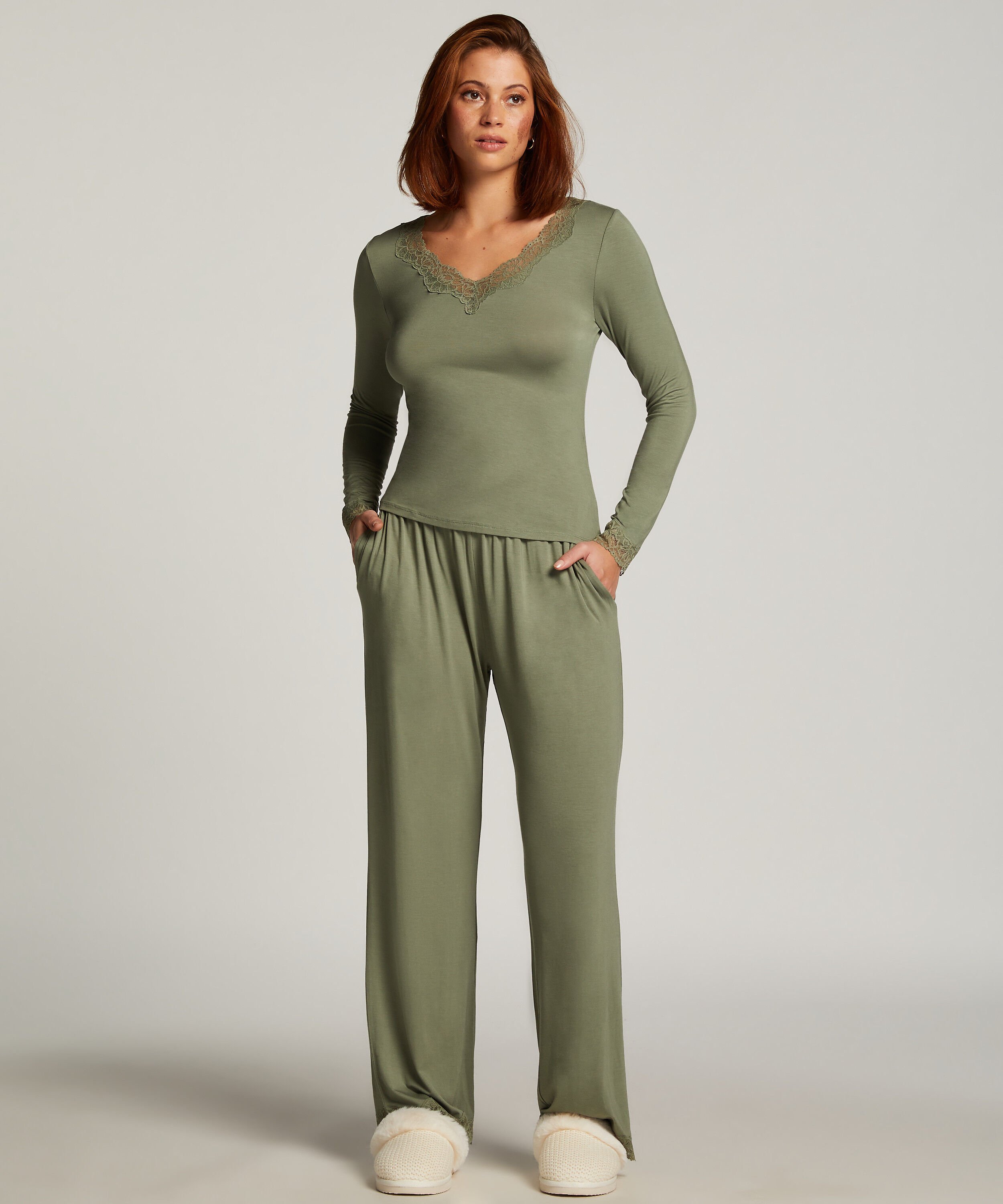 Pyjama set, Groen Pyjama set, Groen