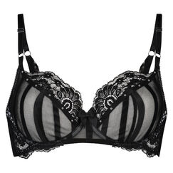 Niet voorgevormde beugel bh Ashtyn, Zwart