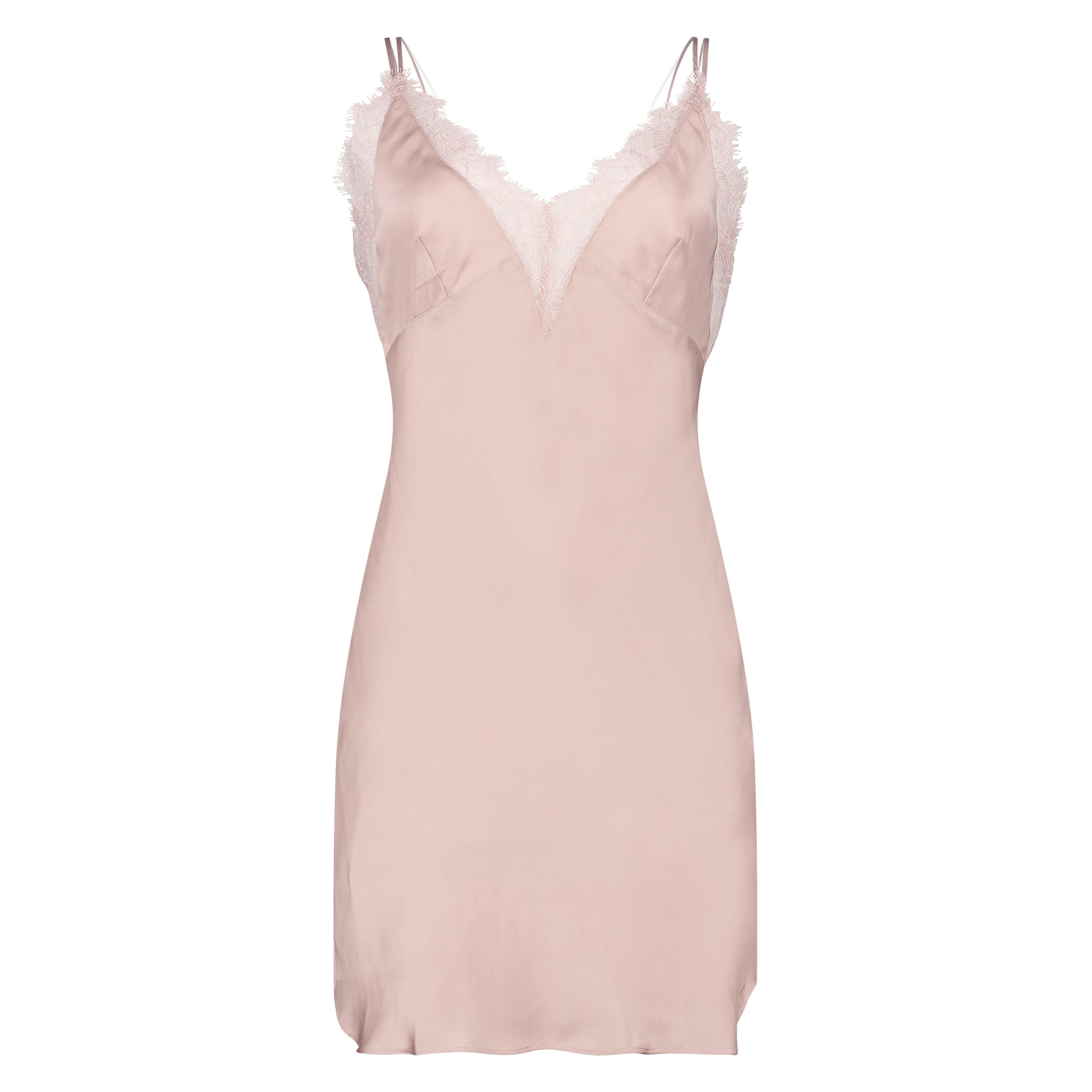 Slipdress Satin Lily, Roze