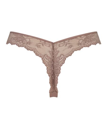 Invisible string Lace back, Bruin
