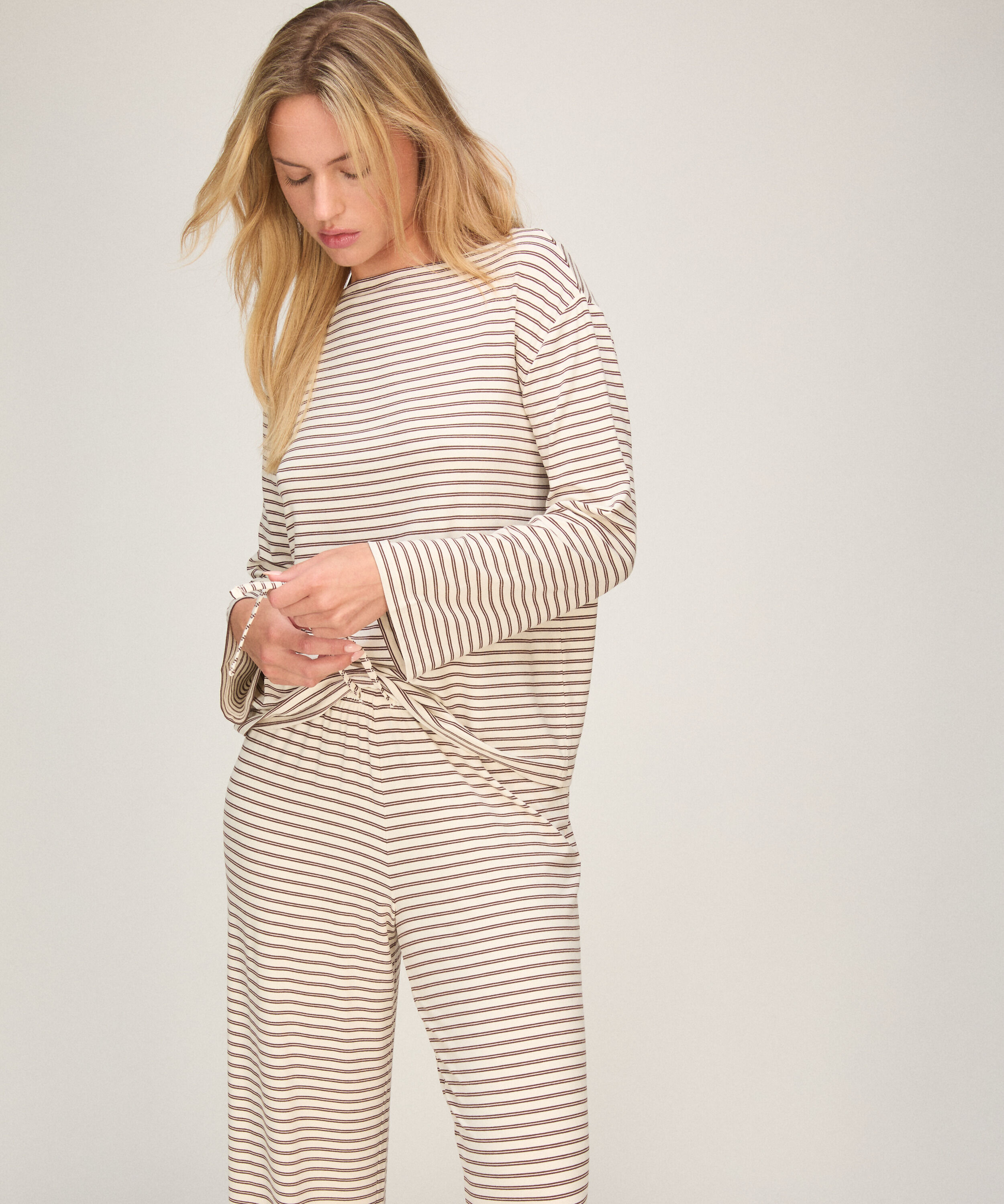 Gestreepte Pyjamabroek