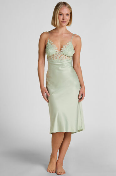 Hunkem&ouml;ller Slipdress Malou Groen