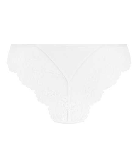 Hoog uitgesneden brazilian Caro, Wit