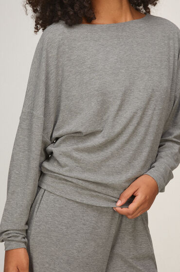 Hunkemöller Top Premium Batwing Grijs