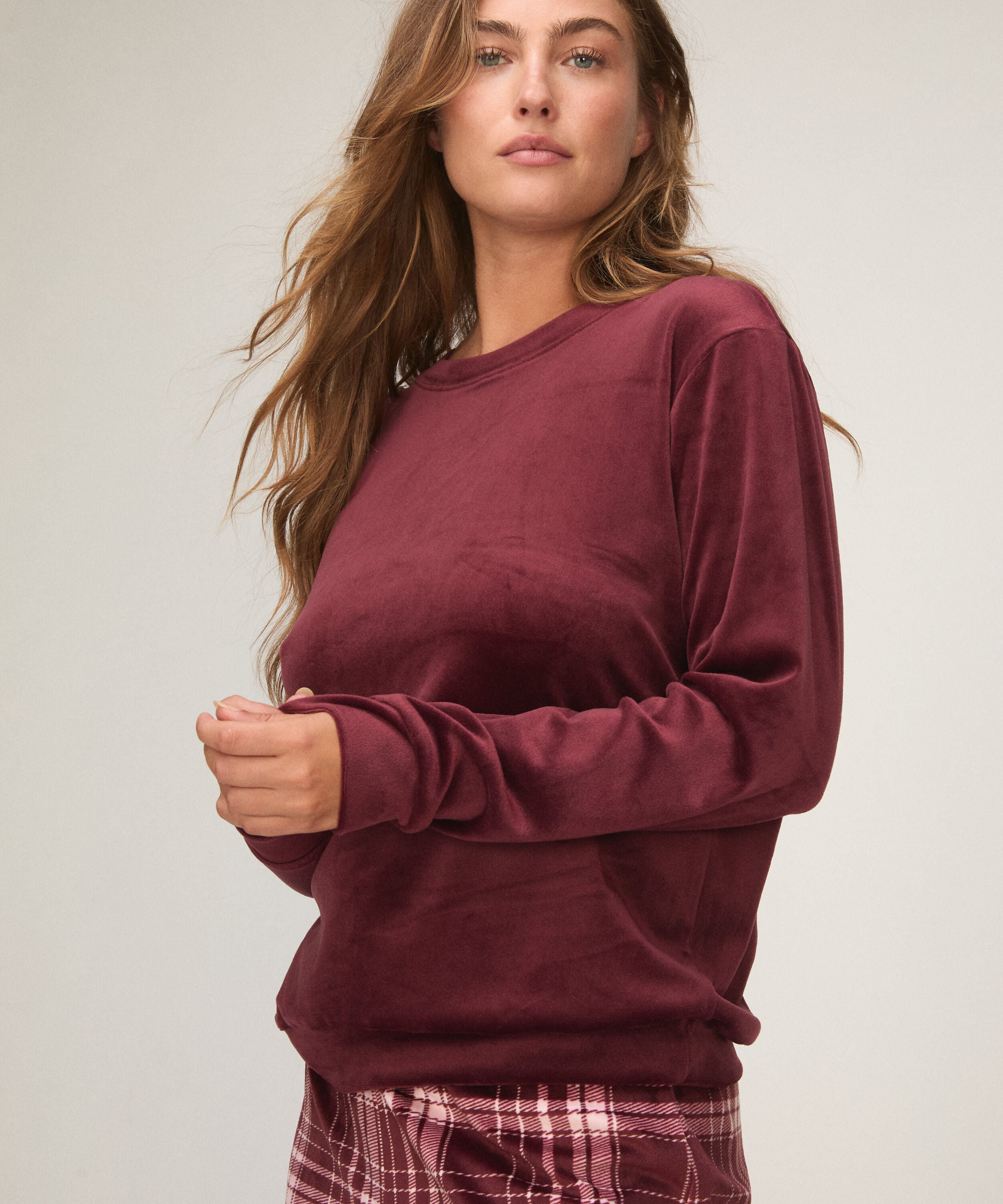 Pyjamaset Velours, Paars Pyjamaset Velours, Paars
