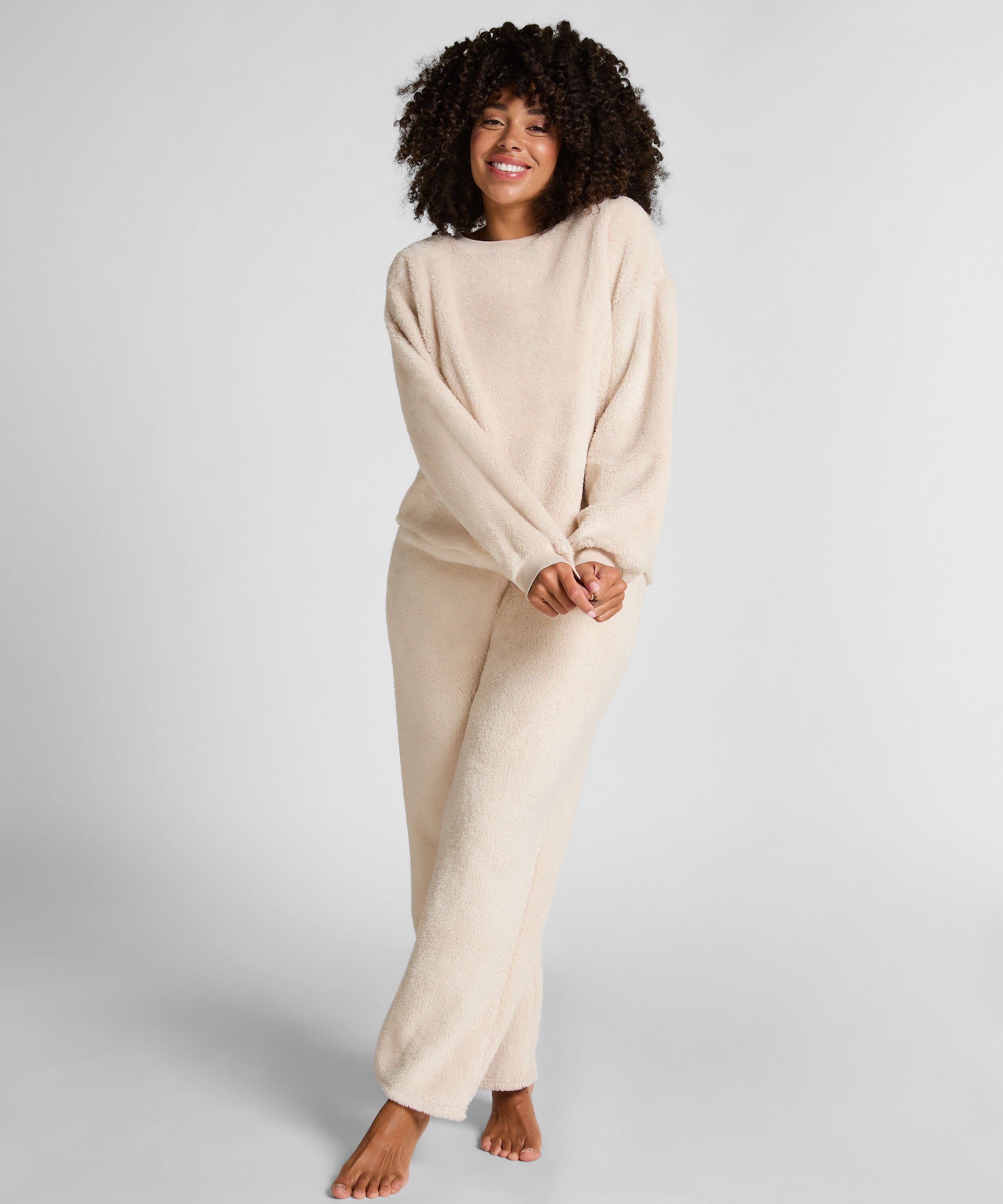 Top met lange mouwen Fluffy Fleece