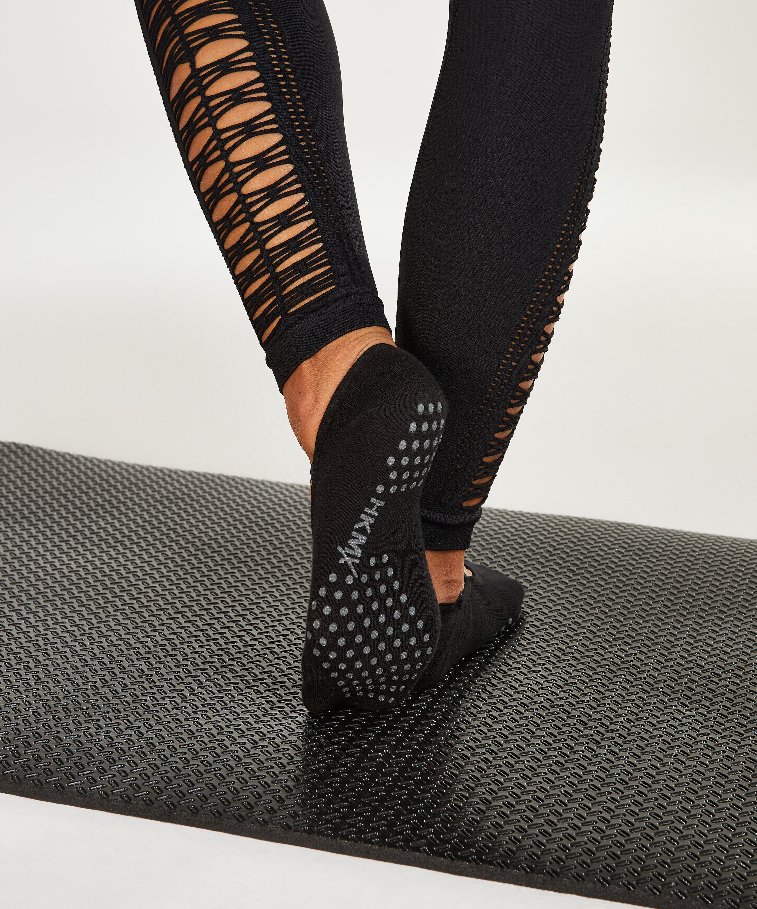 HKMX anti-slip yoga sokken, Zwart