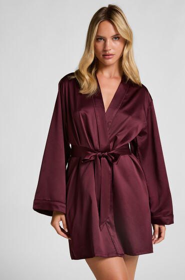 Hunkemöller Kimono Satin Rood