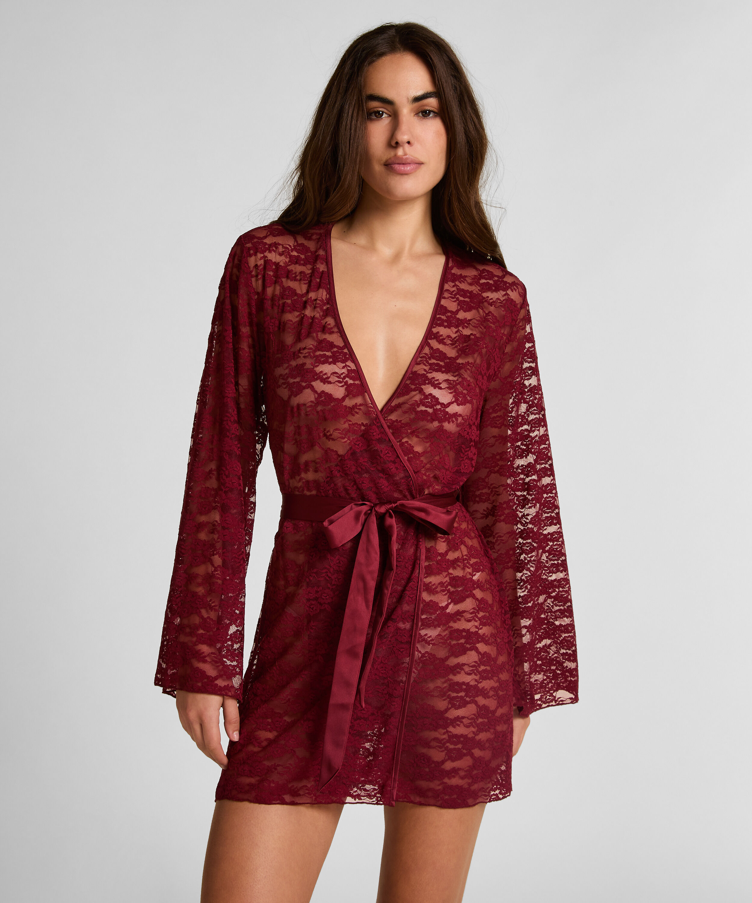 Kimono volledig Kant, Rood Kimono volledig Kant, Rood