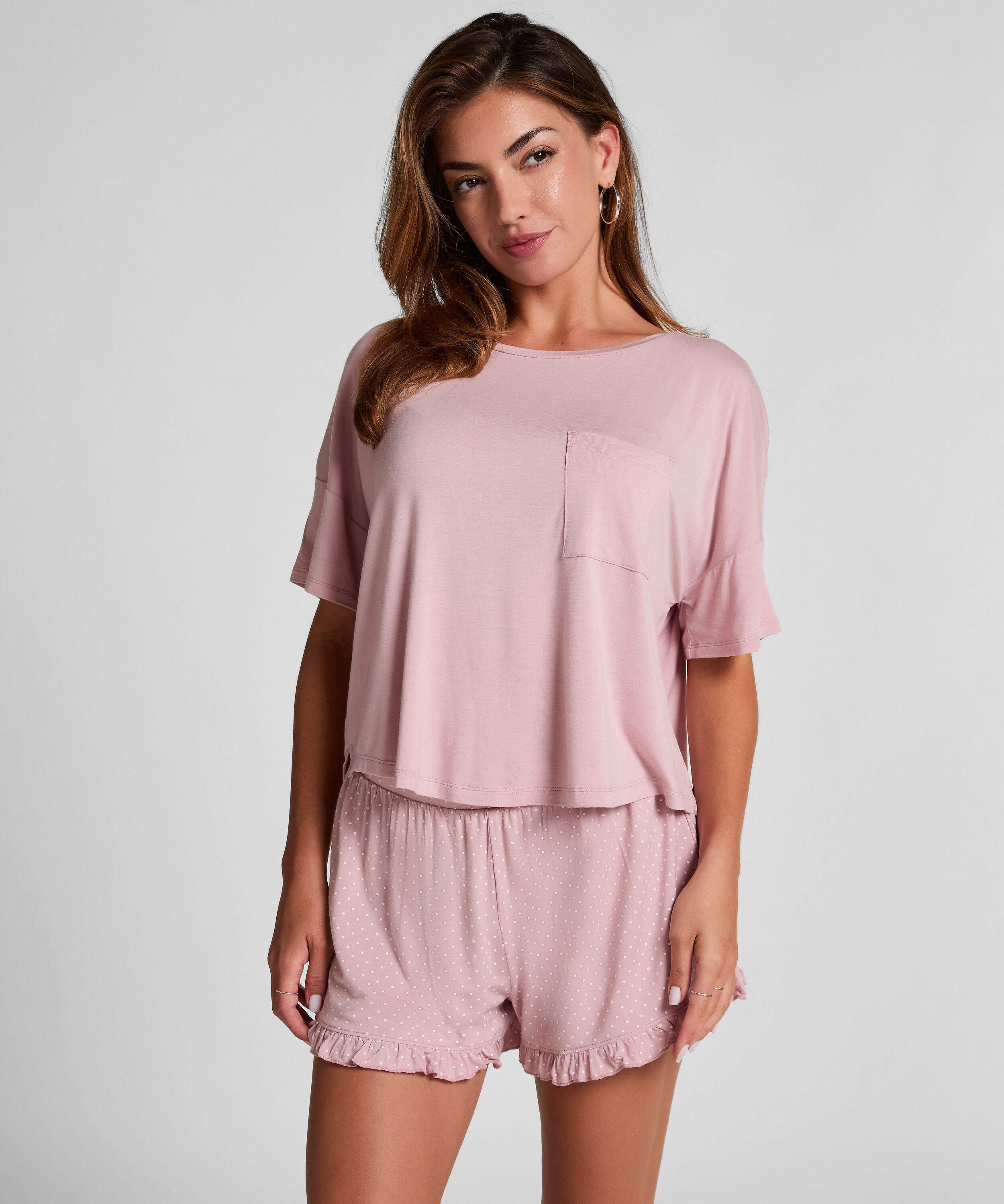 Jersey pyjamaset, Roze