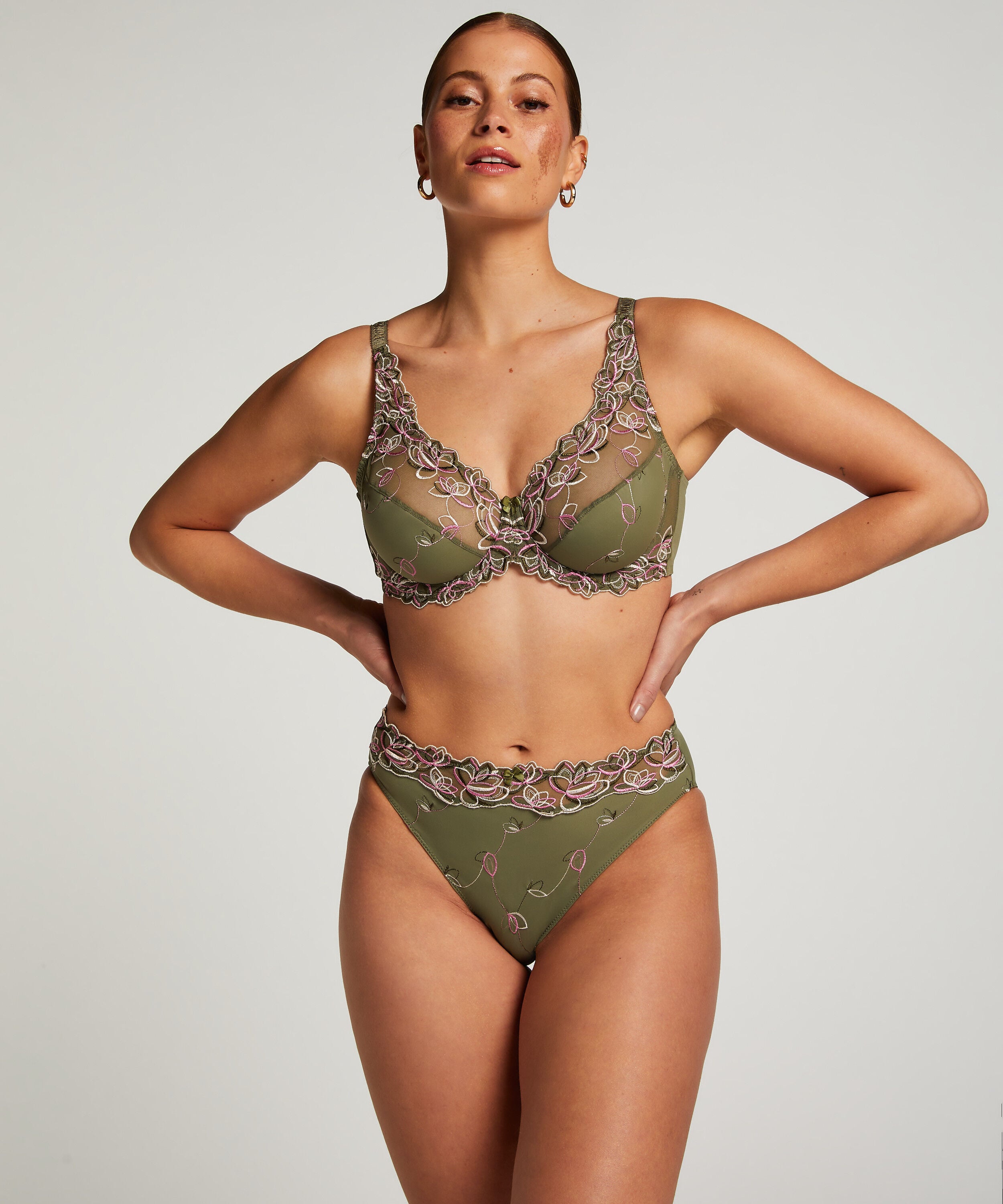 Hoge slip Diva, Groen