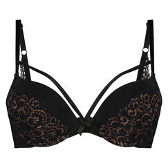 Voorgevormde maximizer beugel bh Arcelia, Zwart