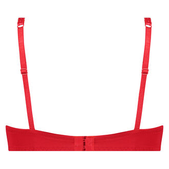 Voorgevormde push-up beugel bh Maya, Rood