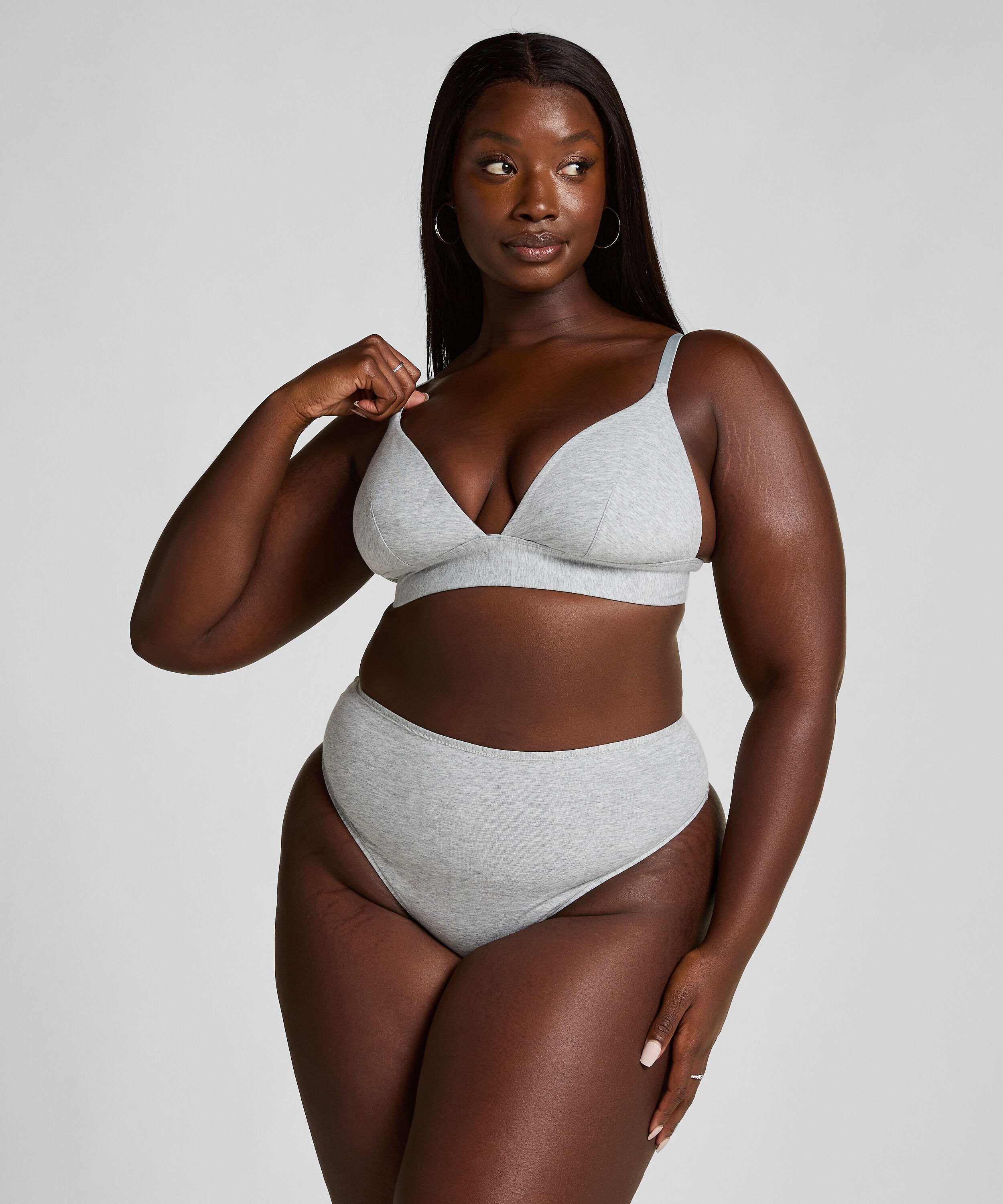 Katoenen bralette