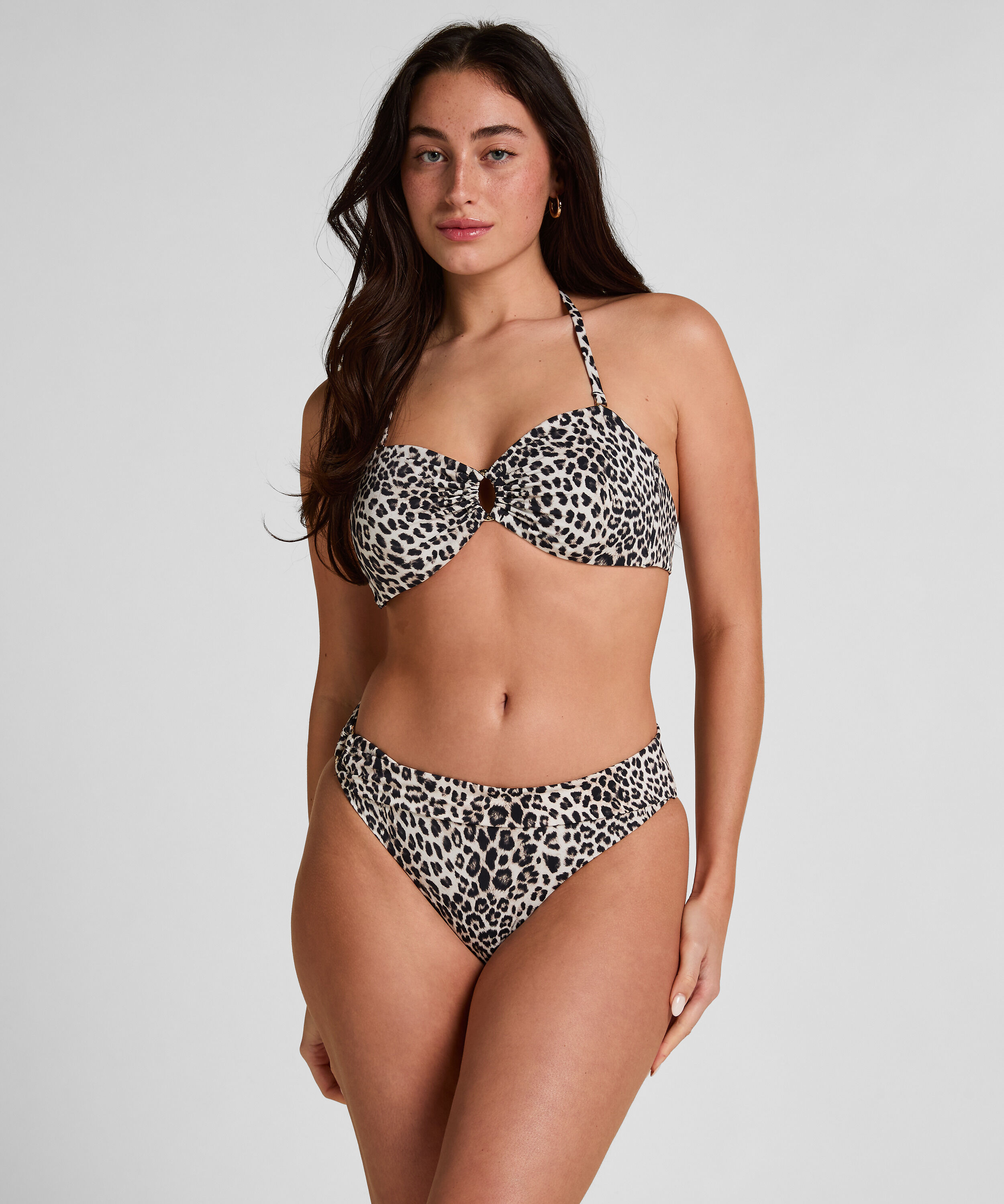 Rio Bikinibroekje Leopard, Zwart Rio Bikinibroekje Leopard, Zwart