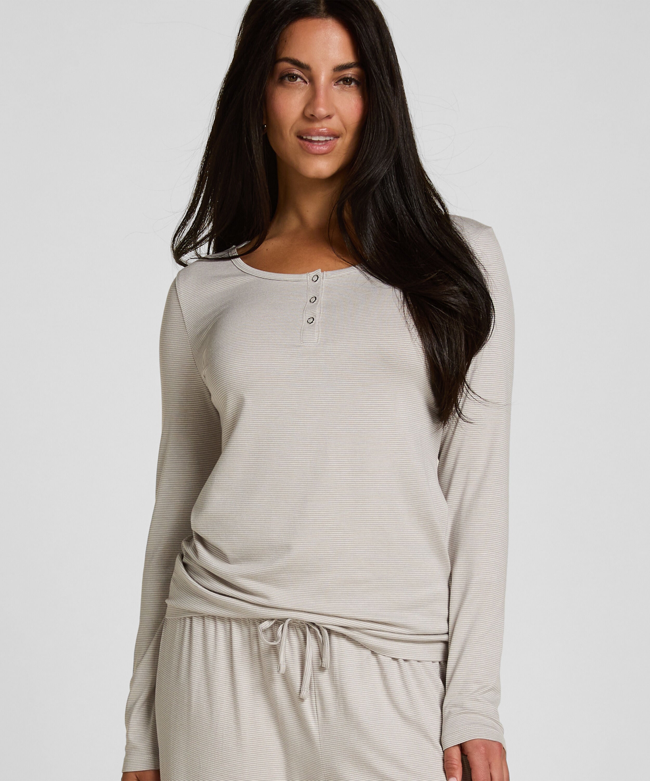 Pyjama Top Thin Stripe