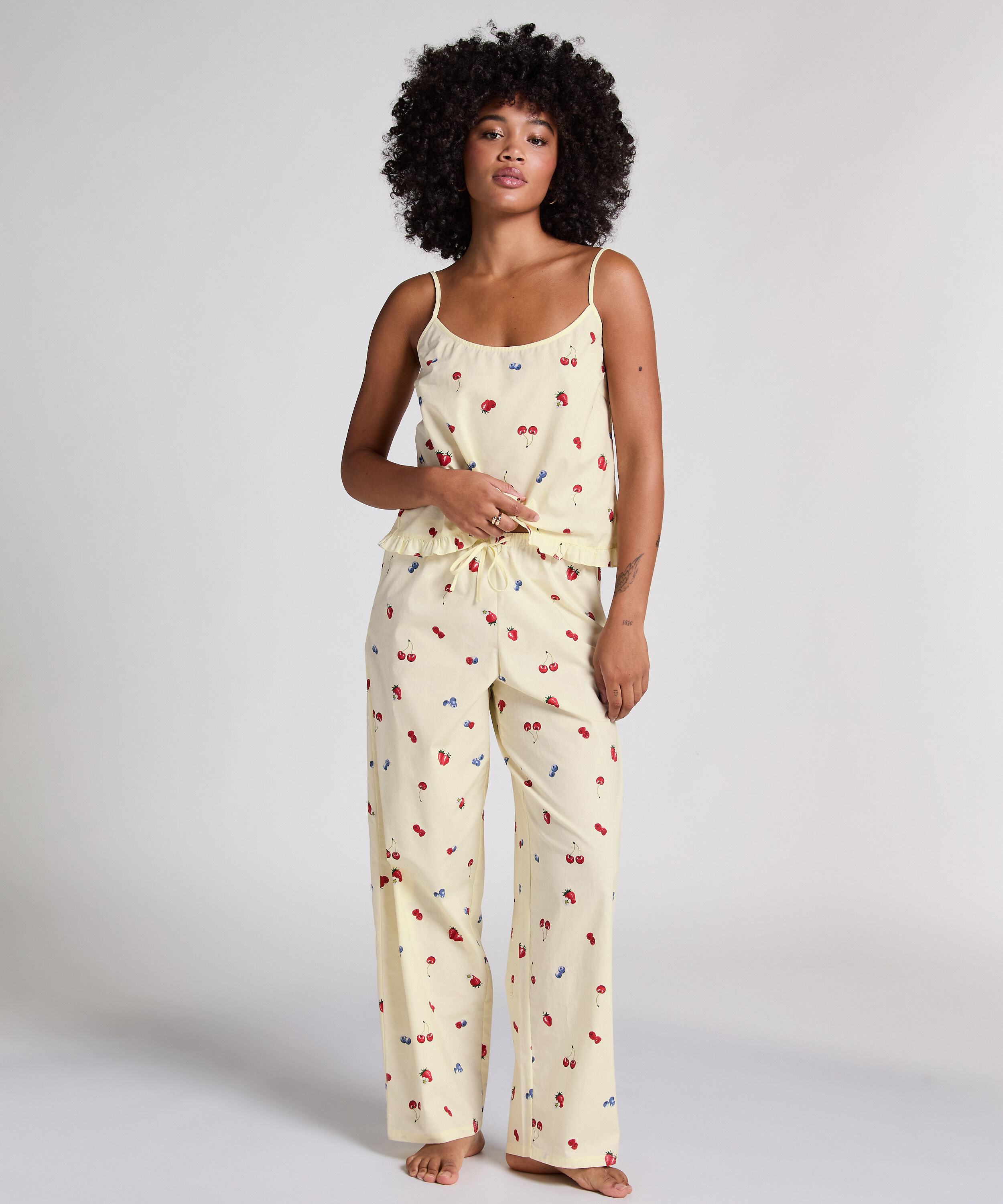 Geweven Broek, Geel