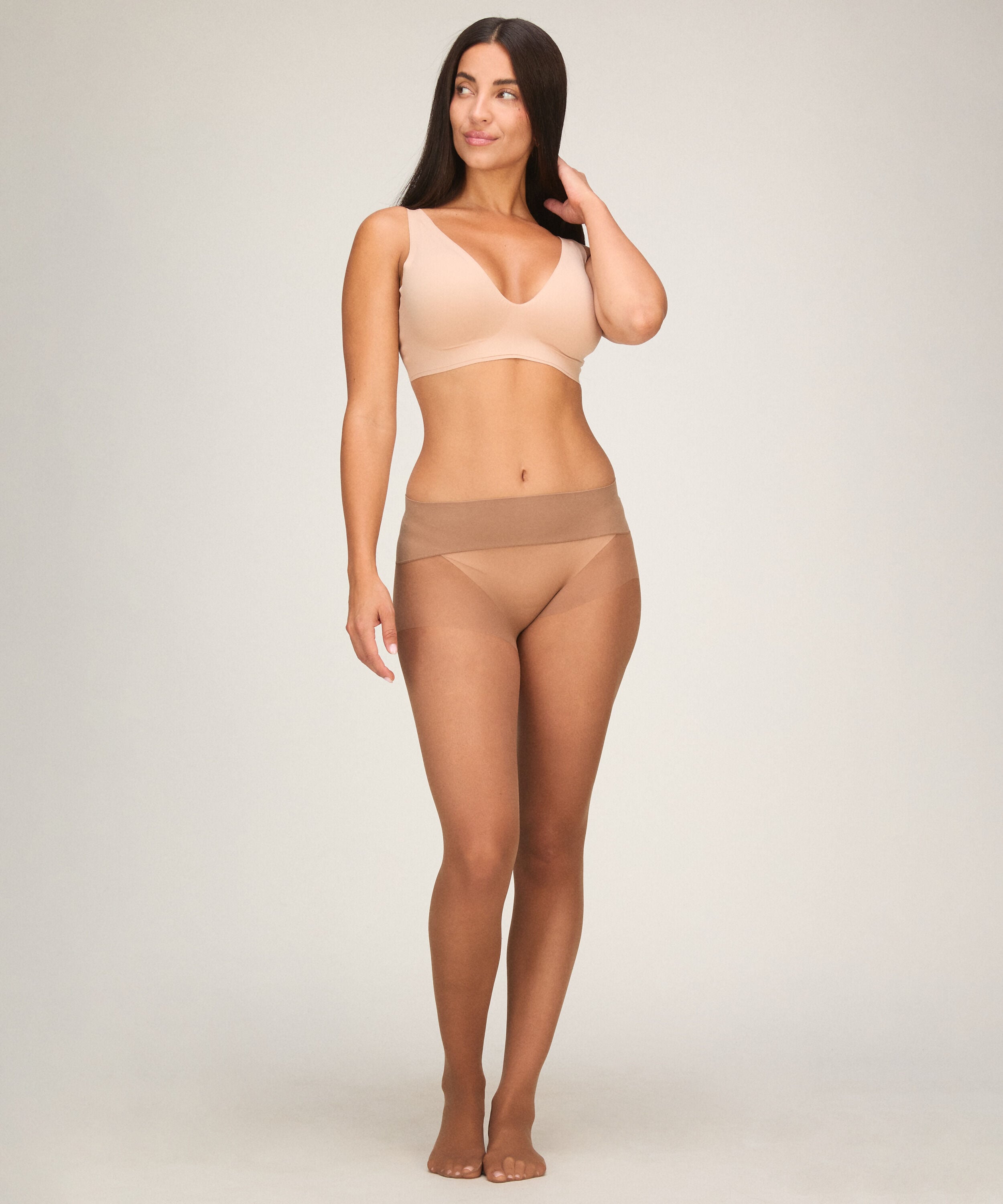 Tight 20 Denier Seamless Velvet Touch, Bruin Tight 20 Denier Seamless Velvet Touch, Bruin