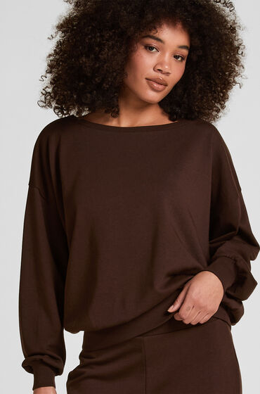 Hunkemöller Boatneck Sweater Audrey Bruin