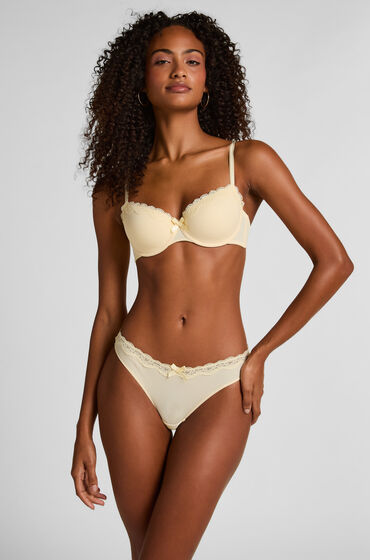 Hunkemöller String Lola Geel