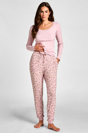 Hunkemöller Pyjama broek Jersey Roze