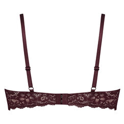 Niet-voorgevormde beugel bh Marine, Rood