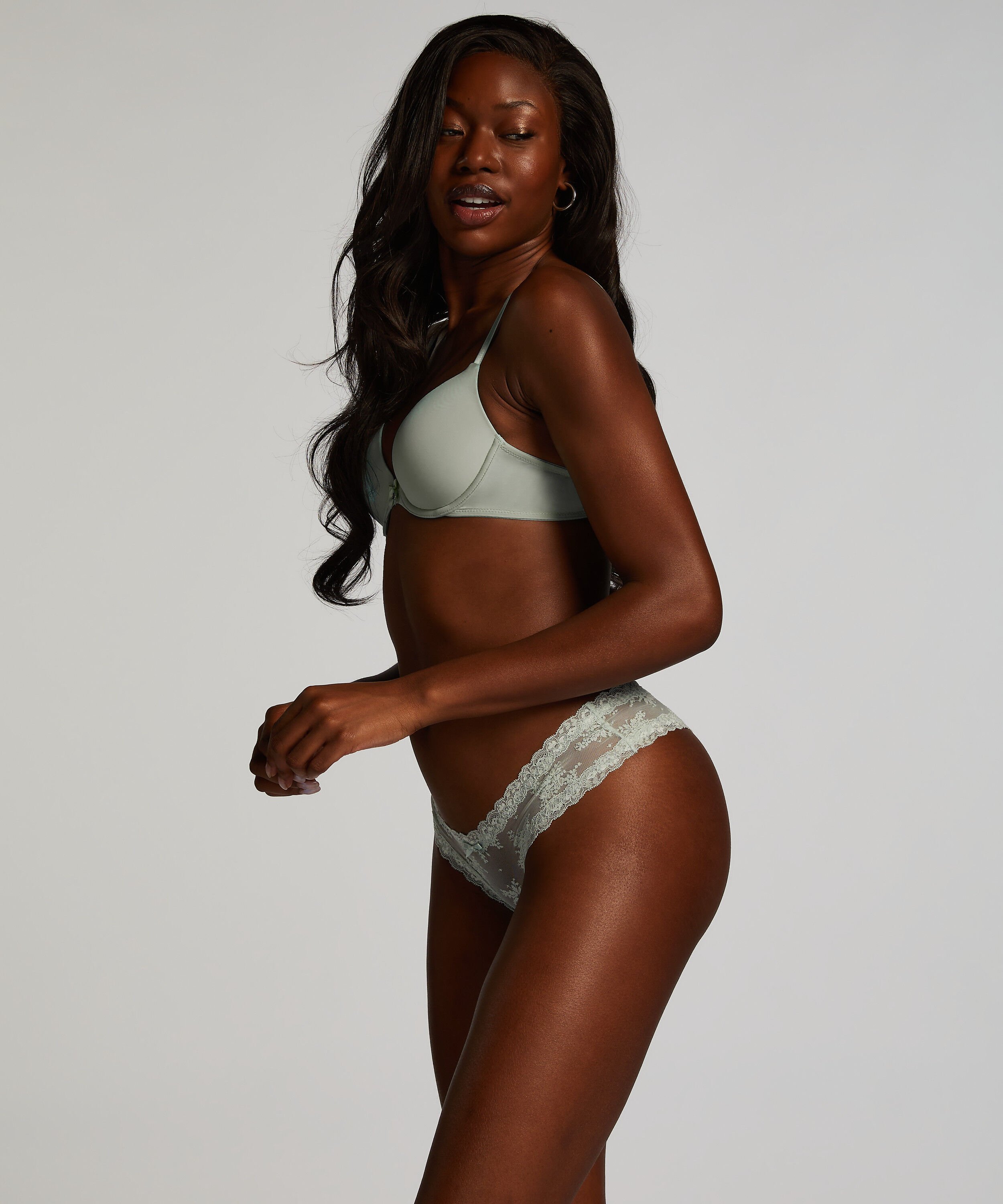 Brazilian V-shape Mesh, Groen Brazilian V-shape Mesh, Groen