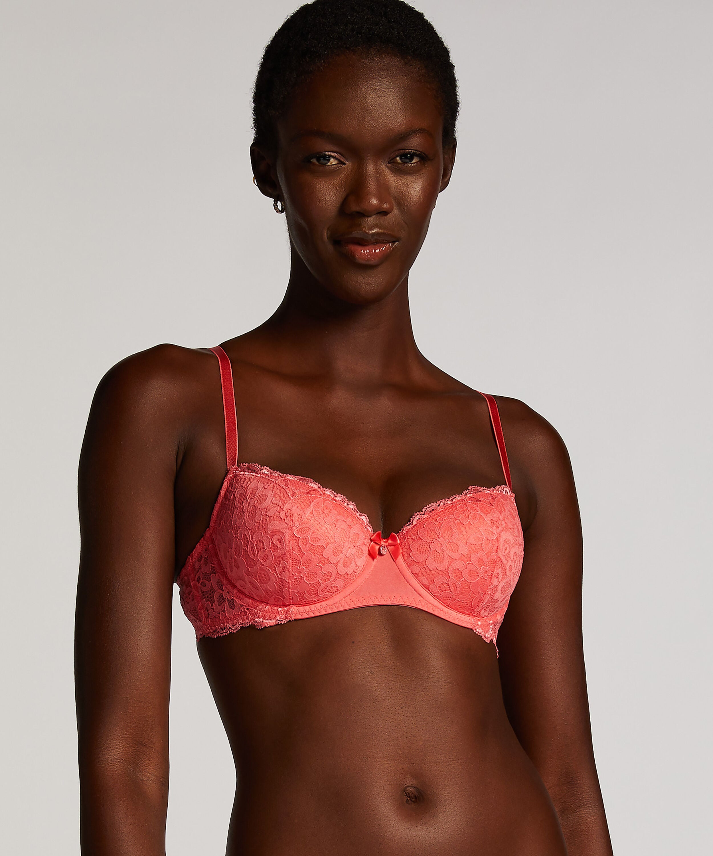 Voorgevormde beugel bh Marine, Roze