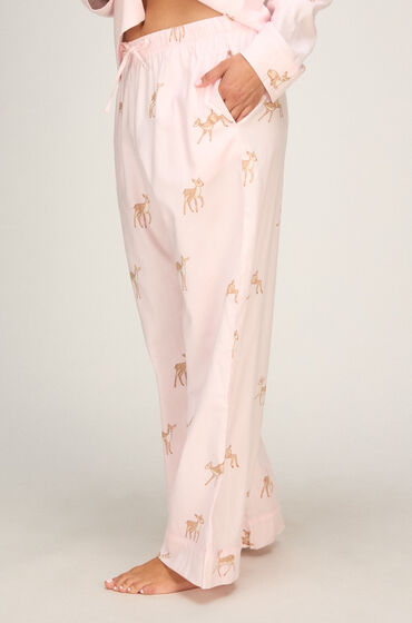 Hunkemöller Pant Woven Deer Roze