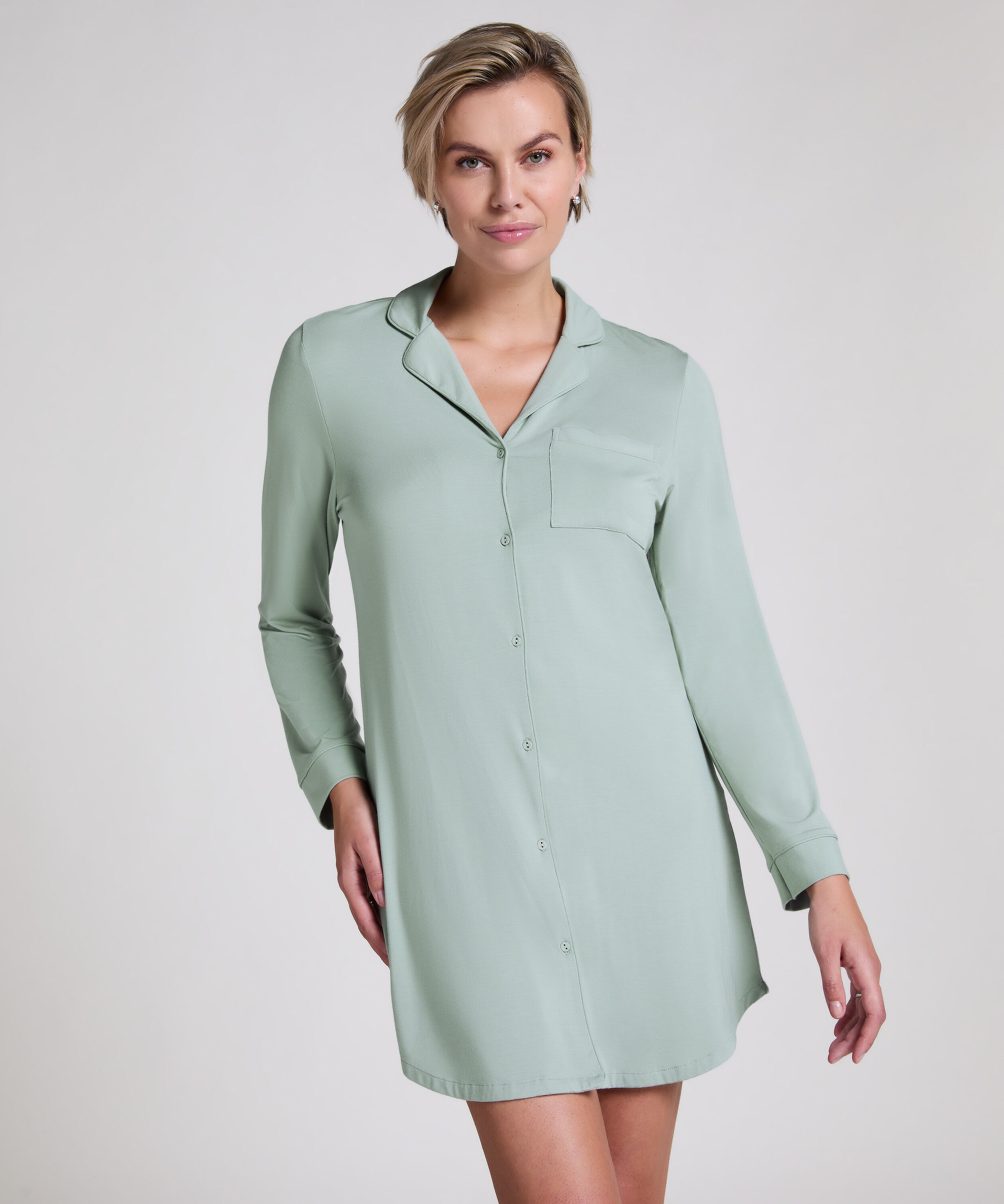 Nachthemd Jersey Essential, Groen Nachthemd Jersey Essential, Groen