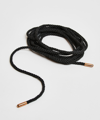 Private Body Bondage touw, Zwart