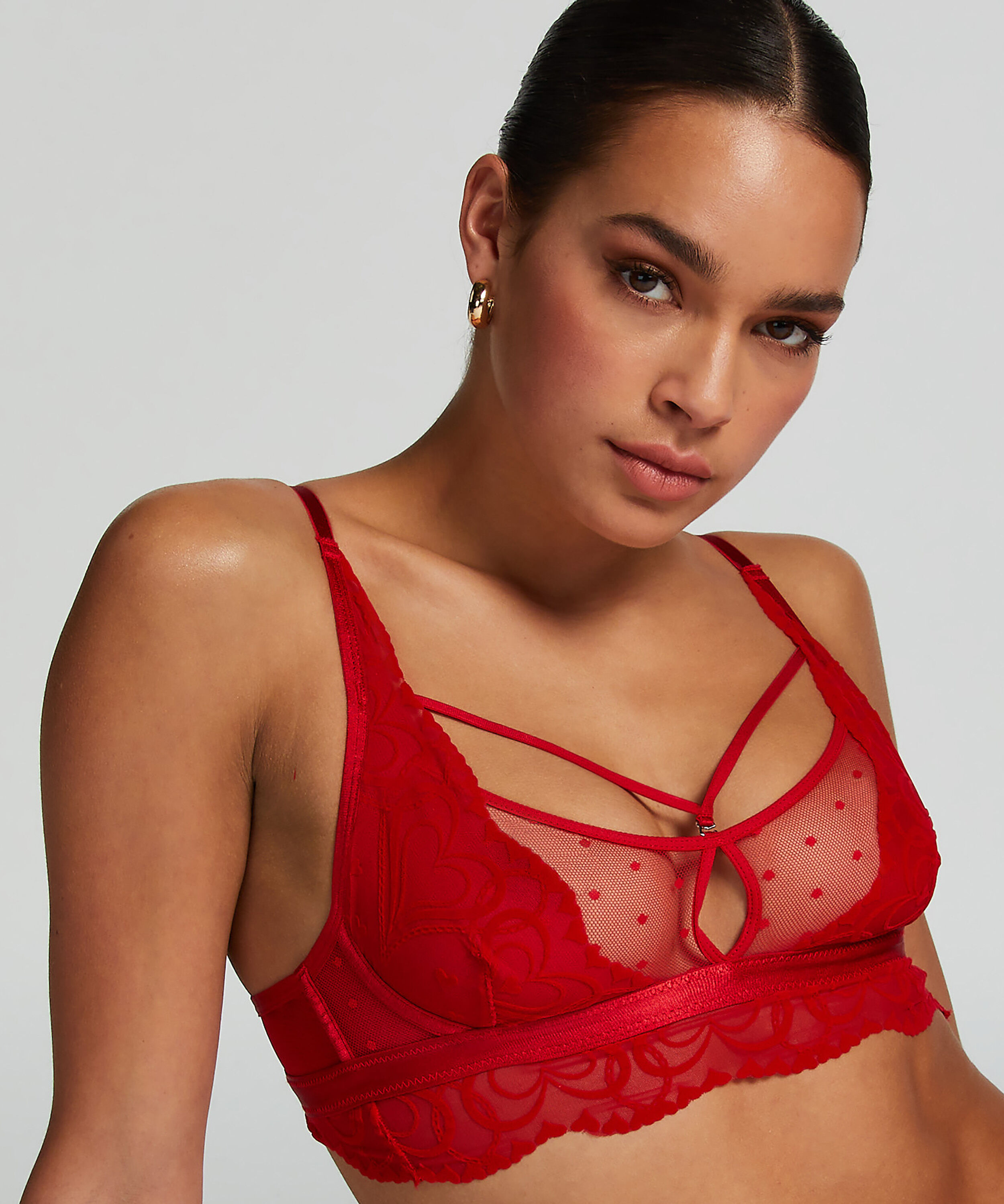 Bralette Pippa, Rood
